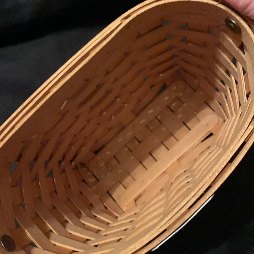 Longaberger 2005 Woven Memories Basket with Liner, Protector, and Produc…